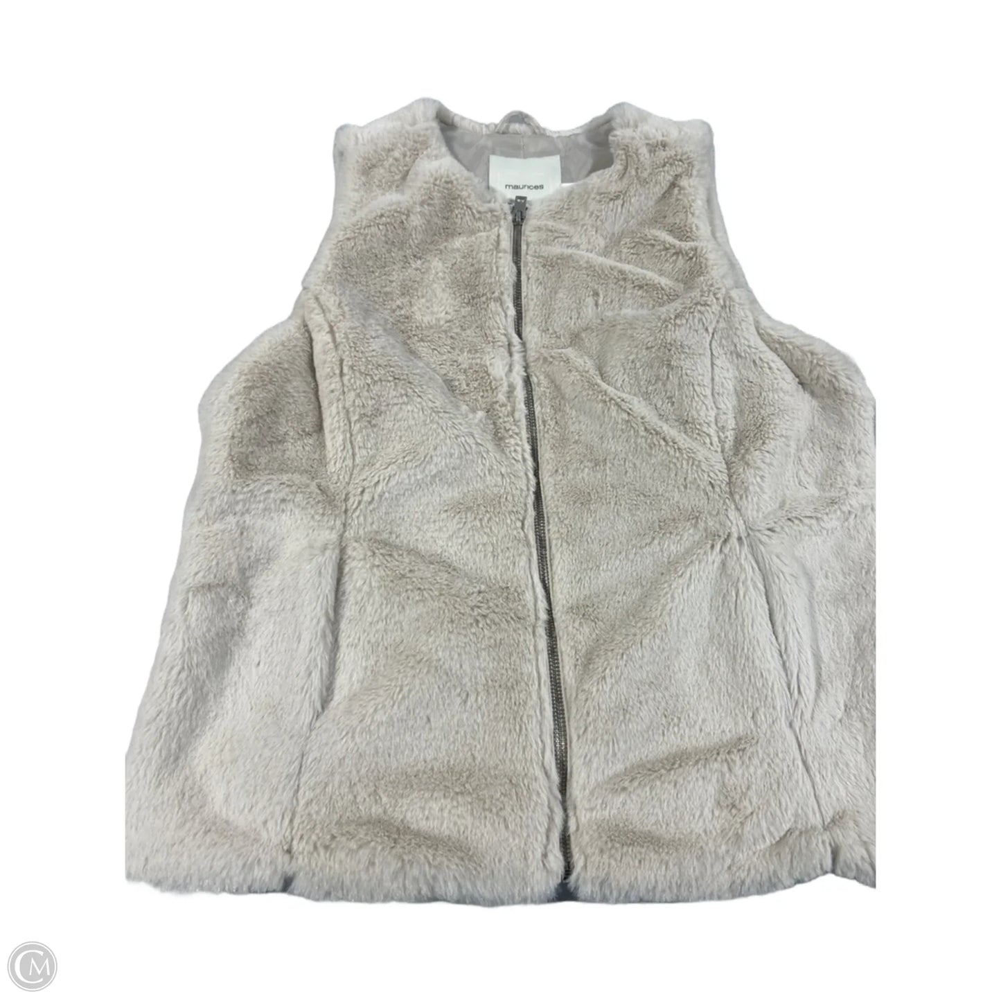 Vest Fleece By Maurices In Tan, Size: M