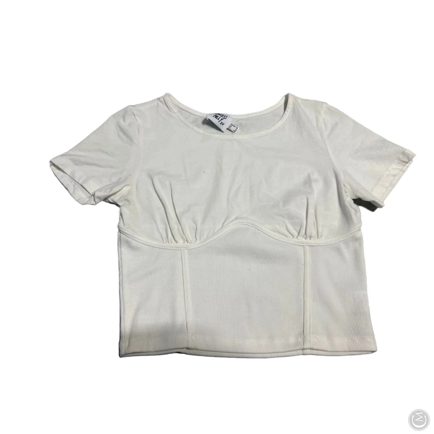 Top Short Sleeve By Princess Polly In White, Size: M