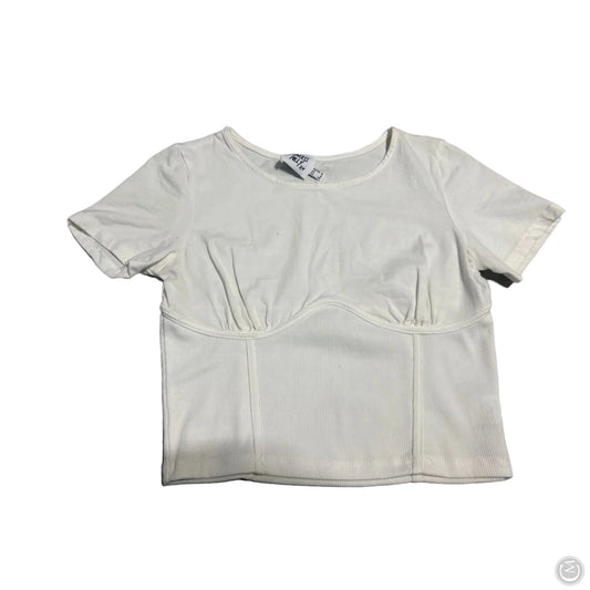 Top Short Sleeve By Princess Polly In White, Size: M