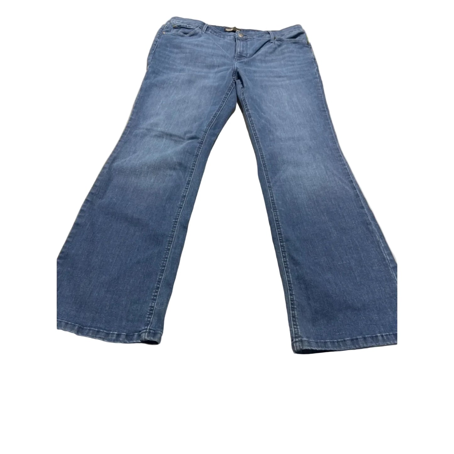 Jeans Boot Cut By Simply Vera In Blue Denim, Size: 16