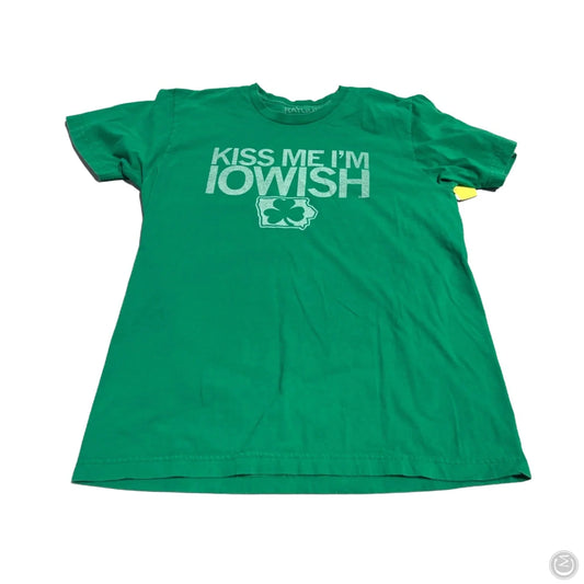 Top Short Sleeve Basic By Cmc In Green, Size: L