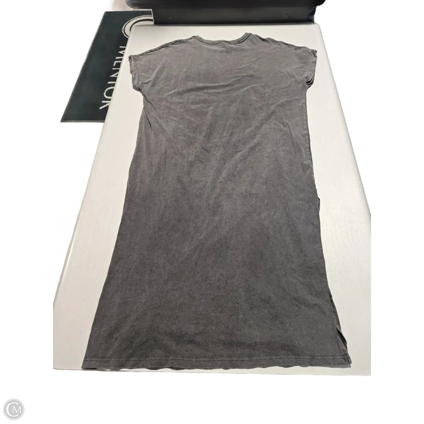 Dress Casual Maxi By Cmc In Grey, Size: M