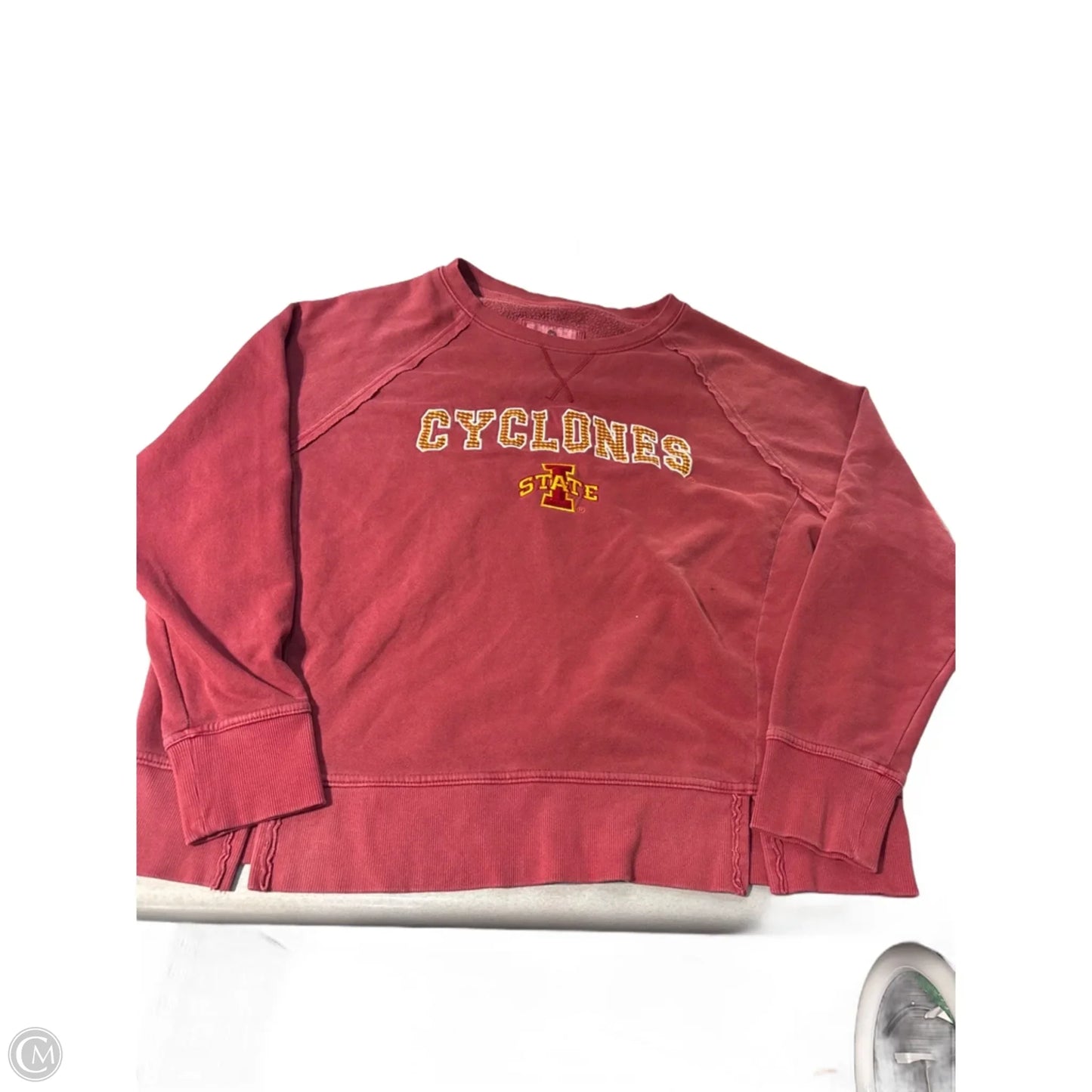 Sweatshirt Collar By Colosseum In Red, Size: L