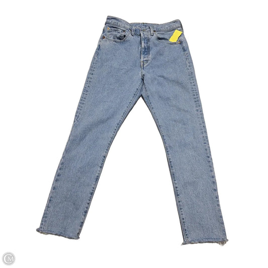 Jeans Skinny By Levis In Blue Denim, Size: 4