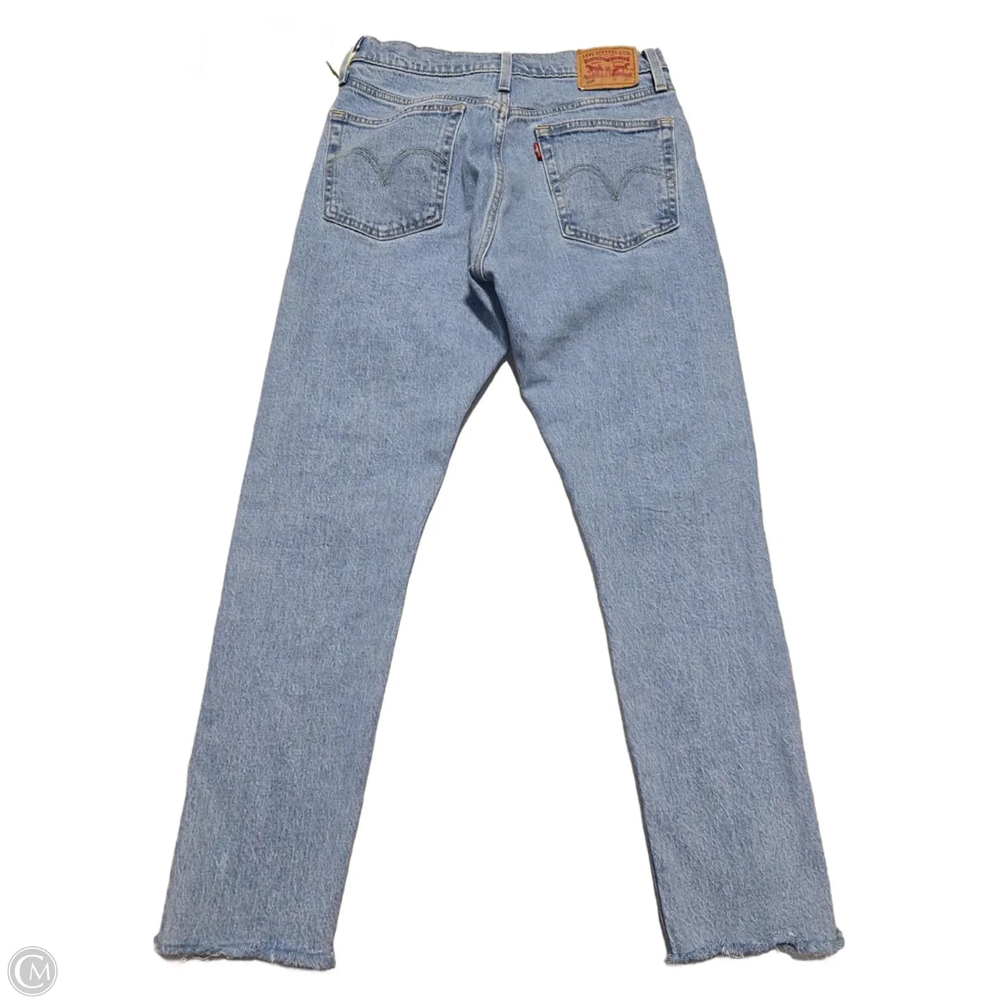 Jeans Skinny By Levis In Blue Denim, Size: 4