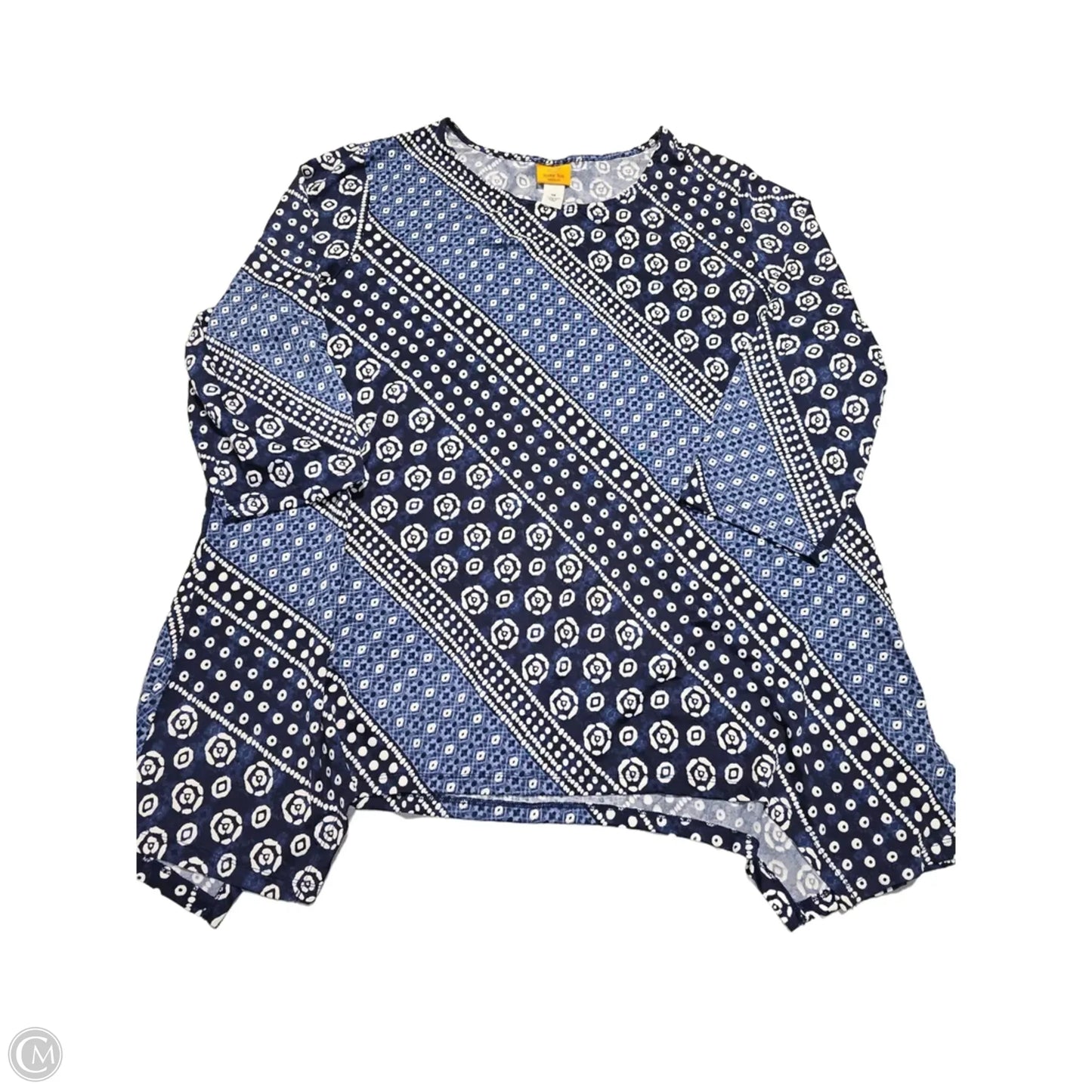 Top 3/4 Sleeve By Ruby Rd In Blue, Size: 3x
