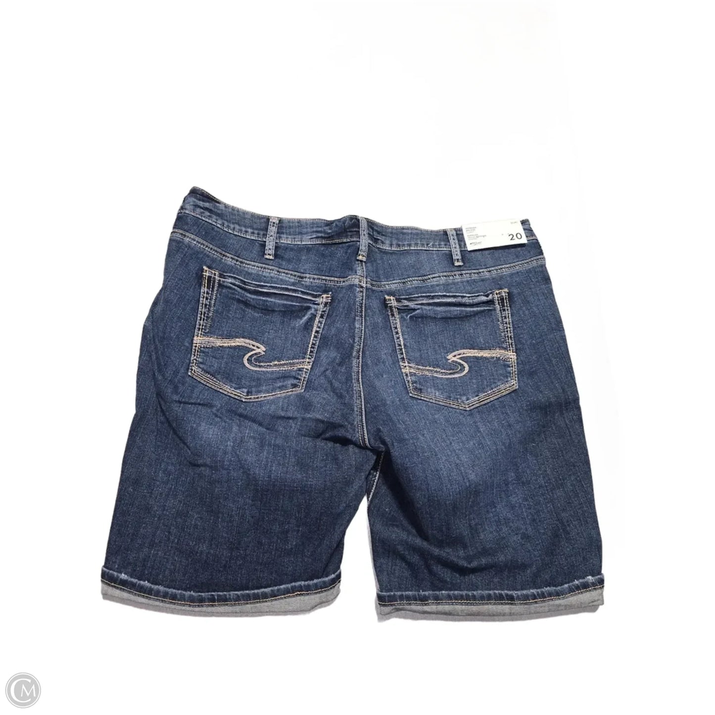 Shorts By Silver In Blue Denim, Size: 20