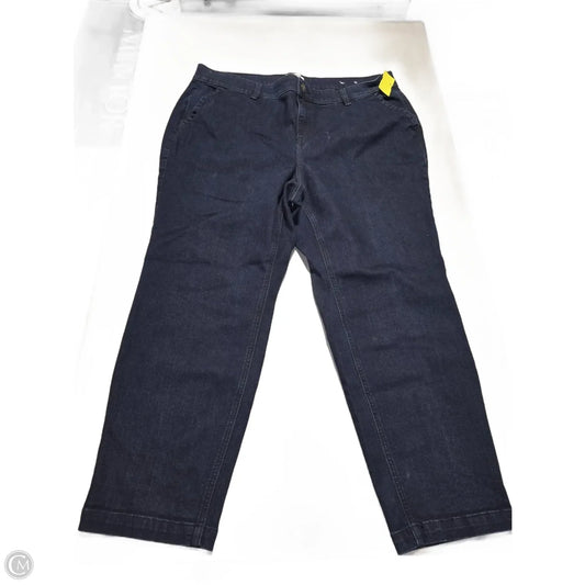 Jeans Straight By Lane Bryant In Blue Denim, Size: 20