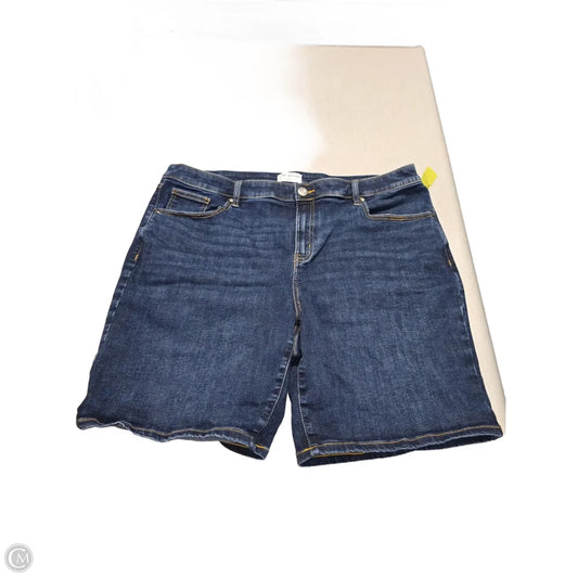 Shorts By Lane Bryant In Blue Denim, Size: 24