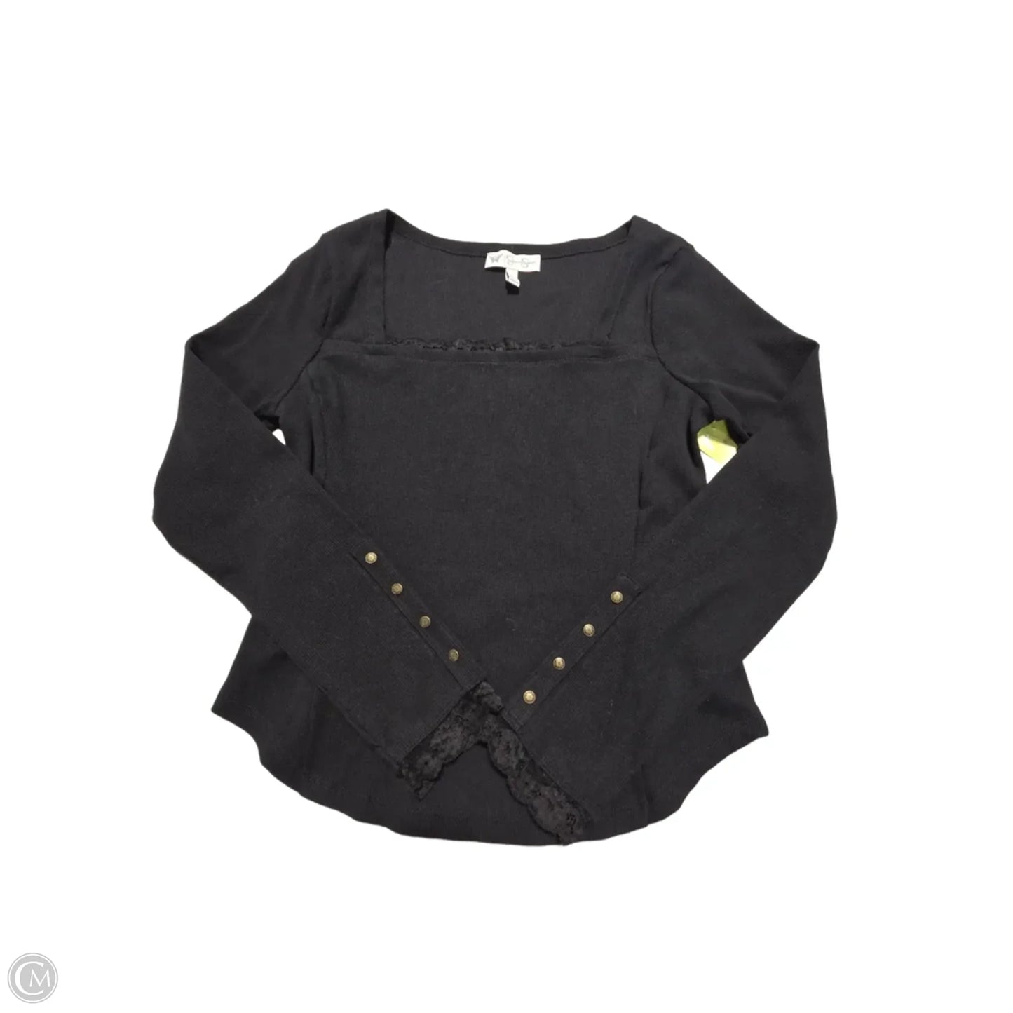 Top Long Sleeve By Jessica Simpson In Black, Size: S