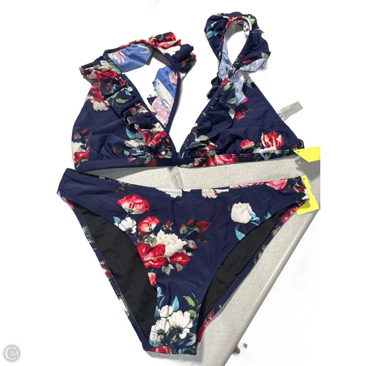 Swimsuit 2pc By Cupshe In Floral Print, Size: 0