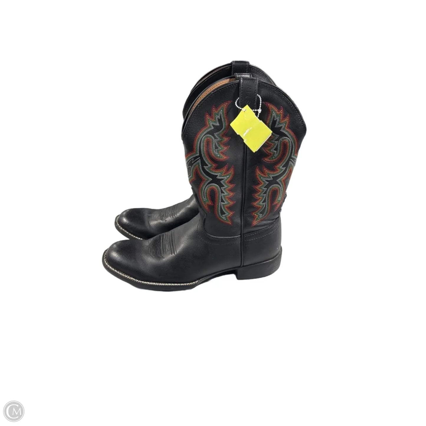 Boots Western By Justin In Black, Size: 10