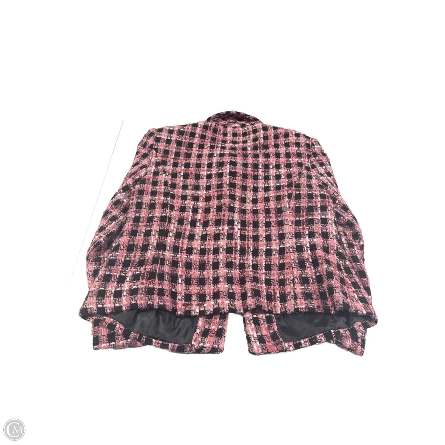 Blazer By Requirements In Black & Pink, Size: L