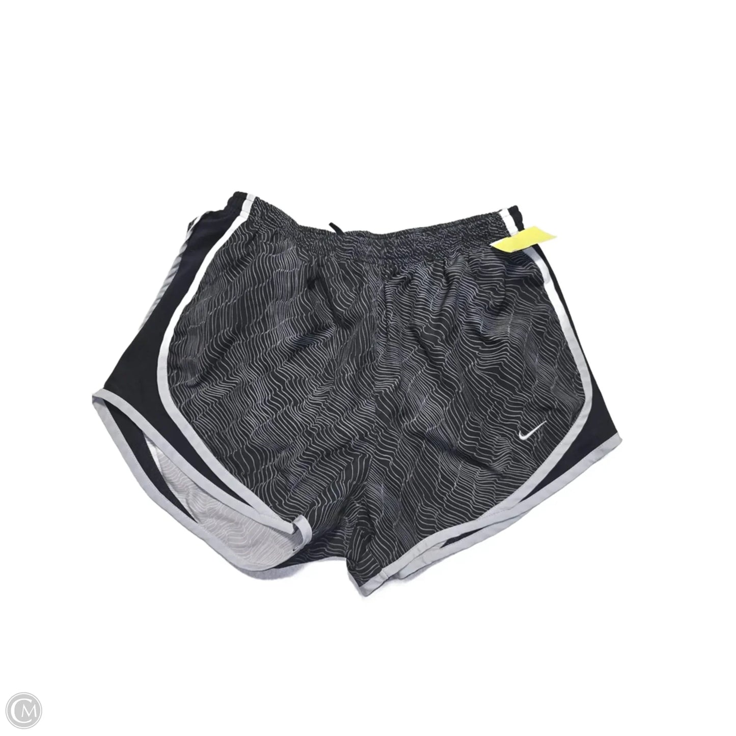 Athletic Shorts By Nike Apparel In Black & White, Size: M