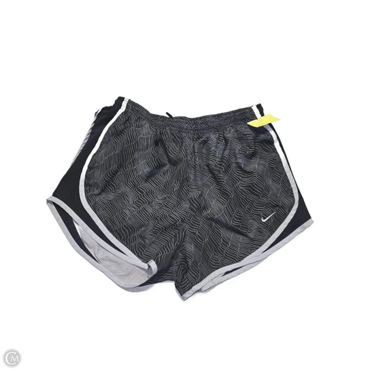 Athletic Shorts By Nike Apparel In Black & White, Size: M