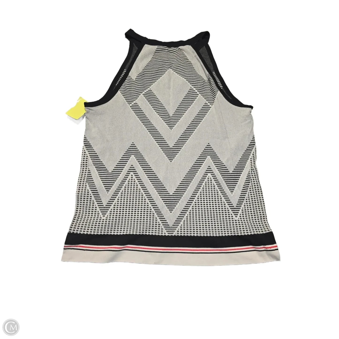Athletic Tank Top By Athleta In Black & Grey, Size: M