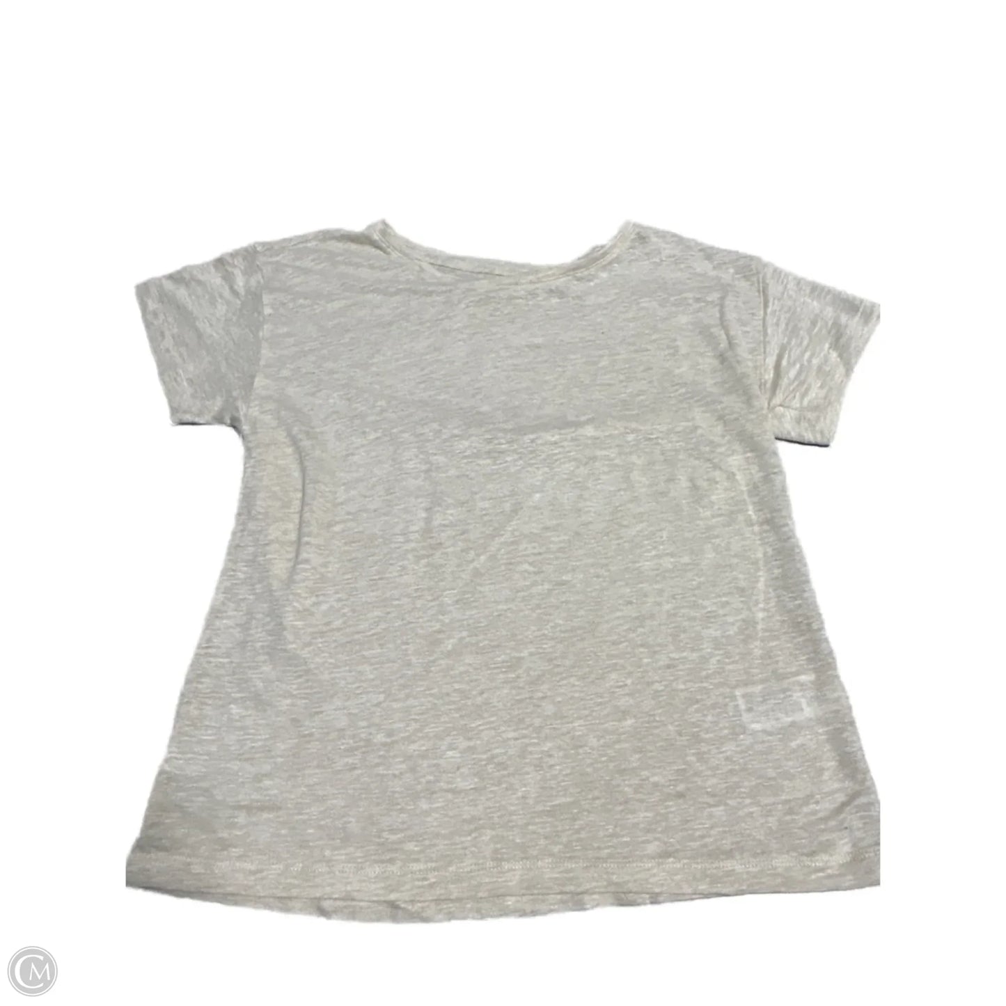 Top Short Sleeve By J. Crew In Cream, Size: S