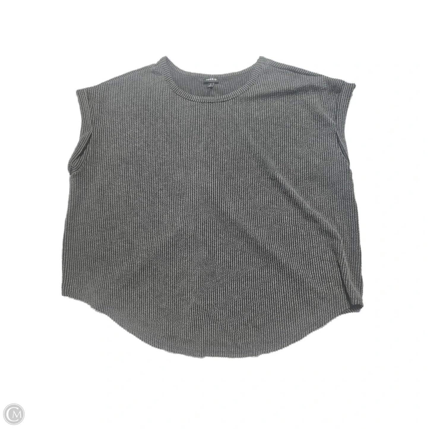 Top Short Sleeve By Torrid In Grey, Size: 1x