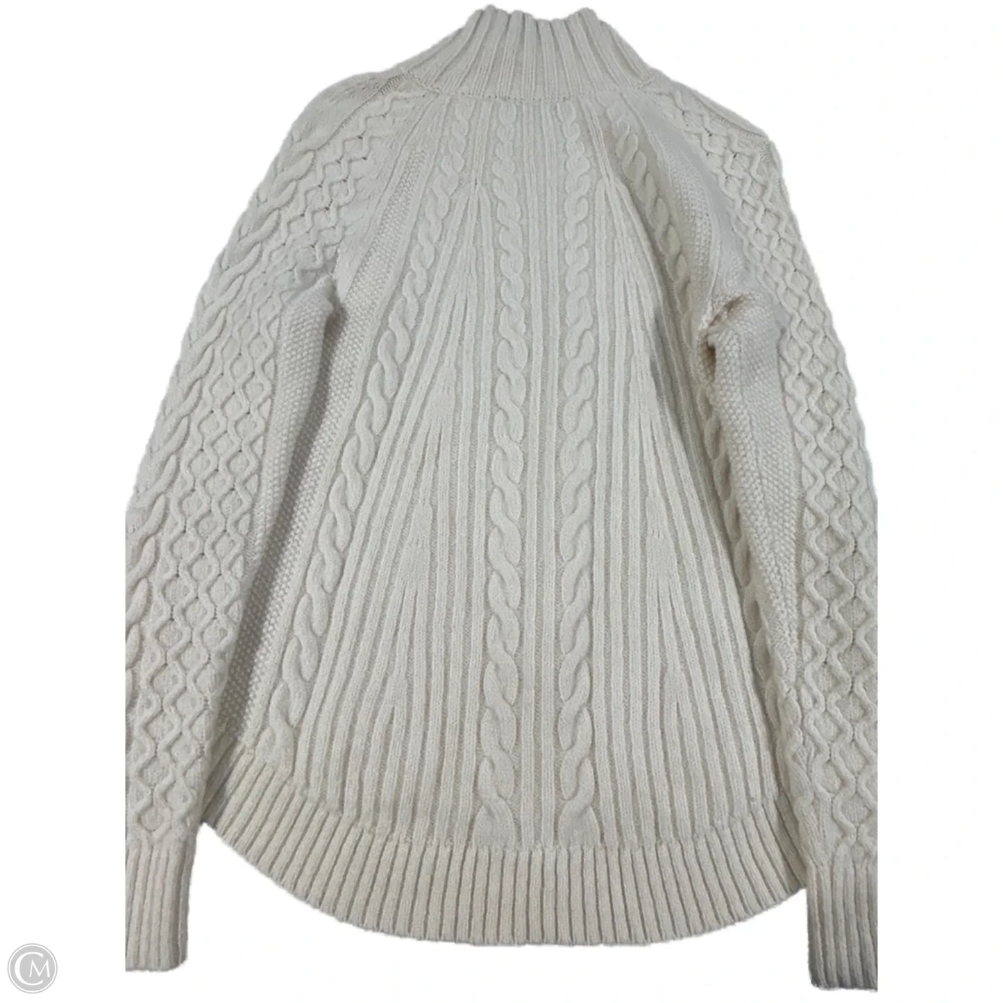 Sweater By Ann Taylor In Cream, Size: S