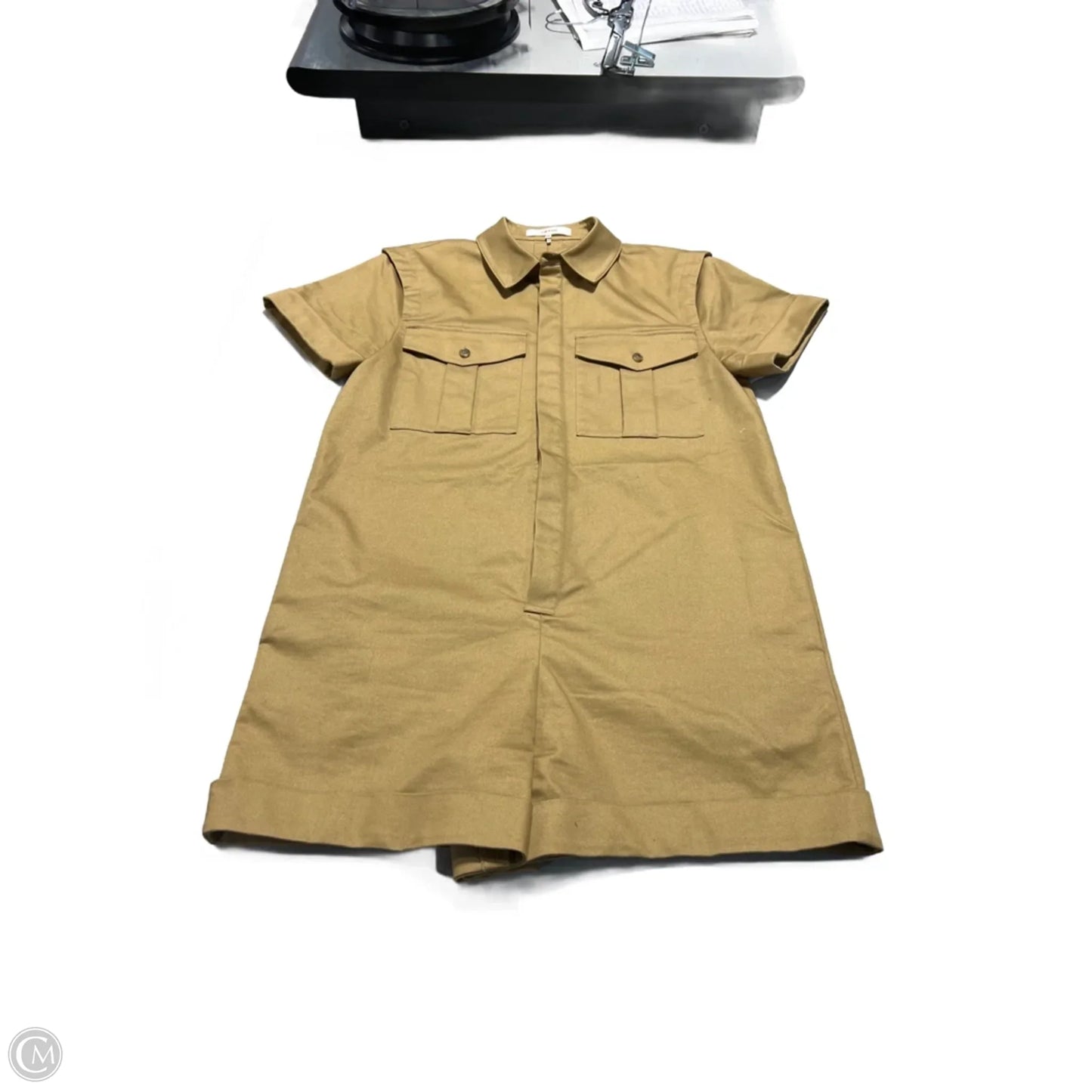 Romper By Frame In Tan, Size: S