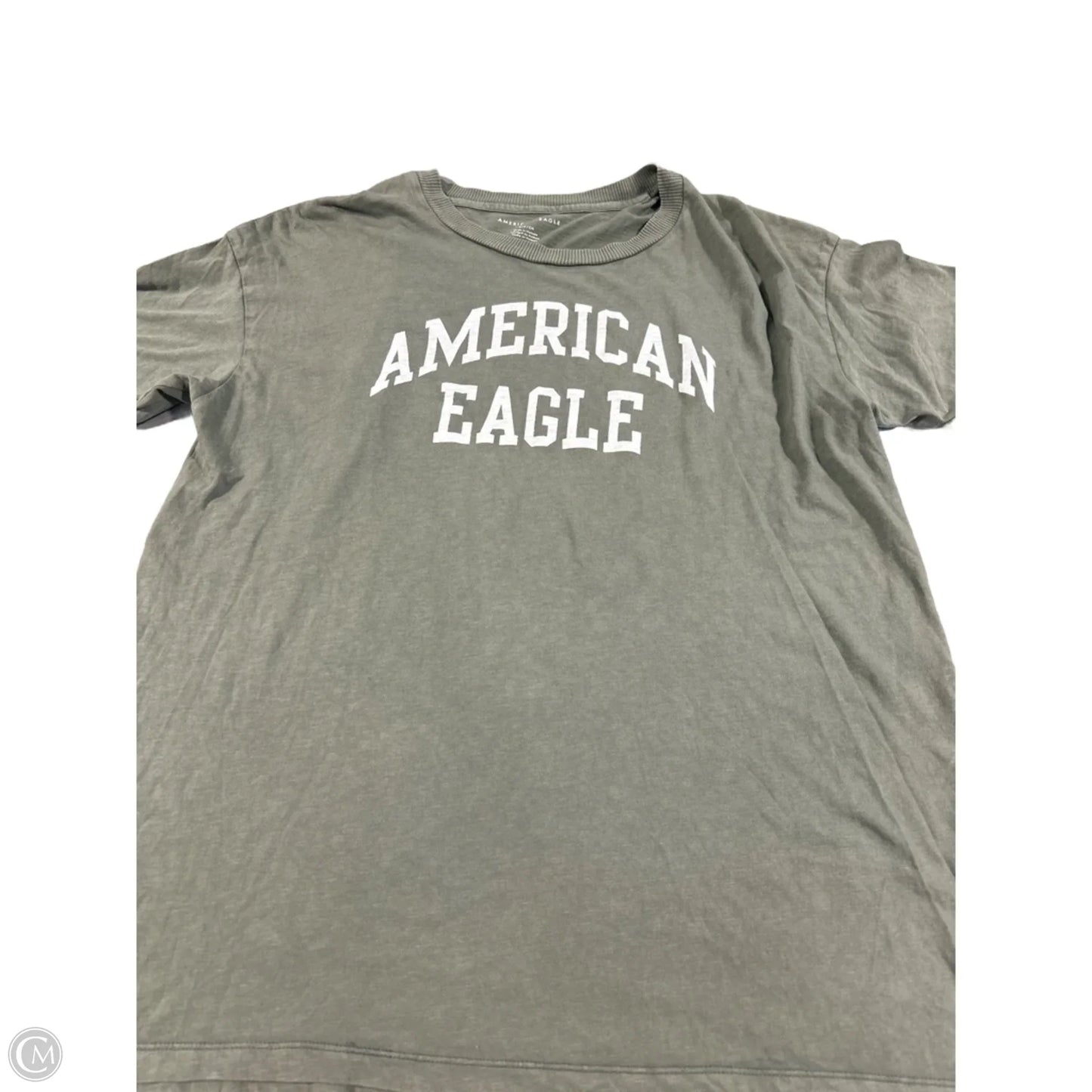 Top Short Sleeve By American Eagle In Green, Size: S