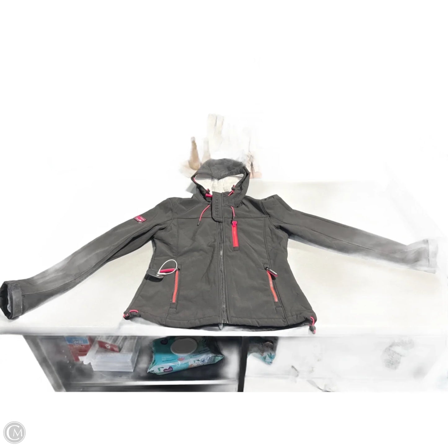 Coat Puffer & Quilted By Cmc In Black, Size: S