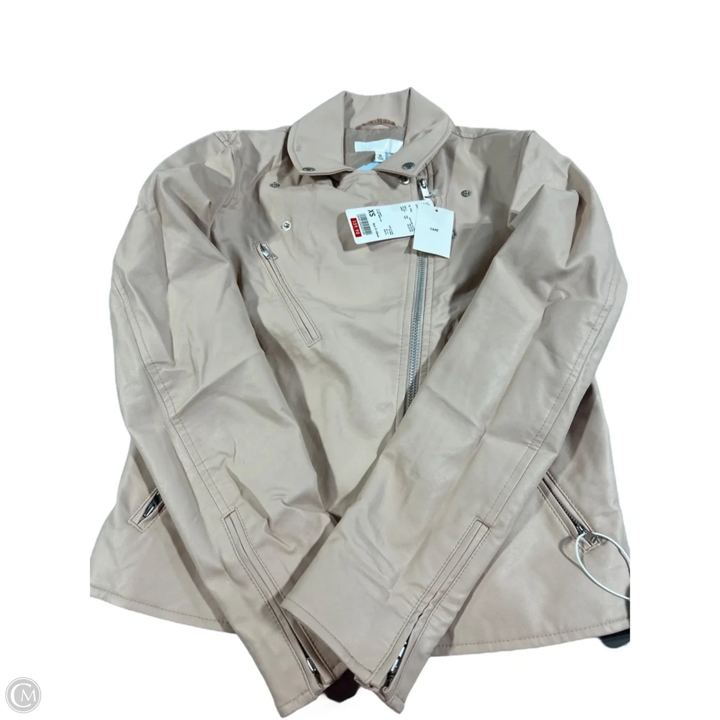 Jacket Leather By Uniqlo In Pink, Size: Xs