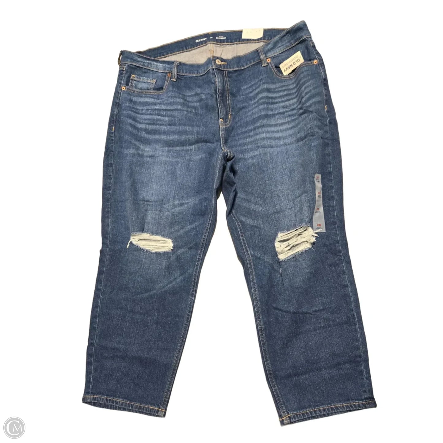 Jeans Boyfriend By Old Navy In Blue Denim, Size: 20