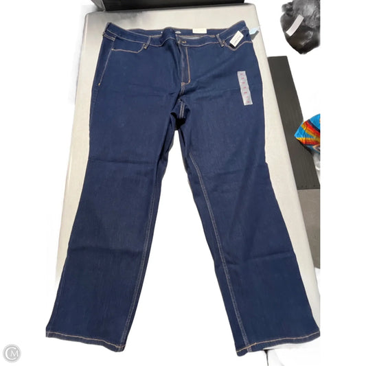 Jeans Straight By Old Navy In Blue Denim, Size: 26