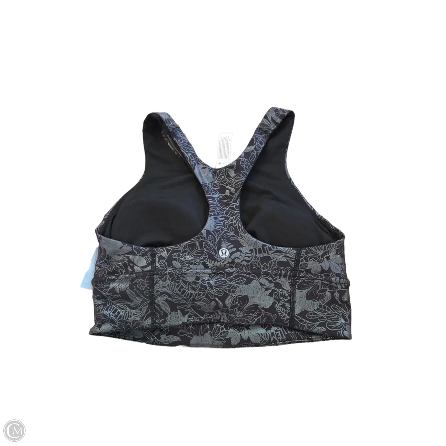 Athletic Bra By Lululemon In Black, Size: 8