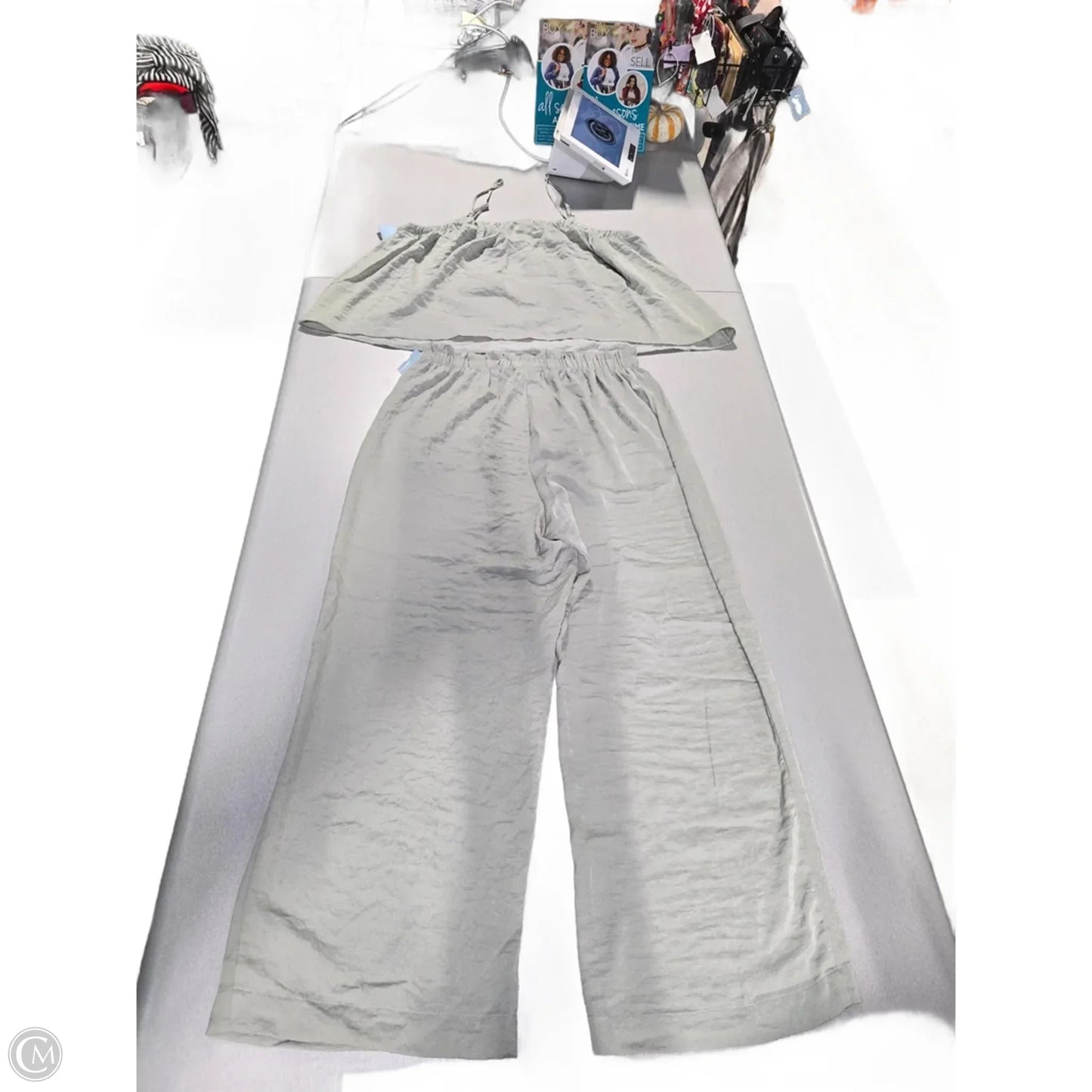 Top 2pc Sleeveless By H&m In Green, Size: S