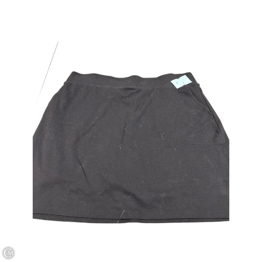 Skirt Mini & Short By Croft And Barrow In Black, Size: M