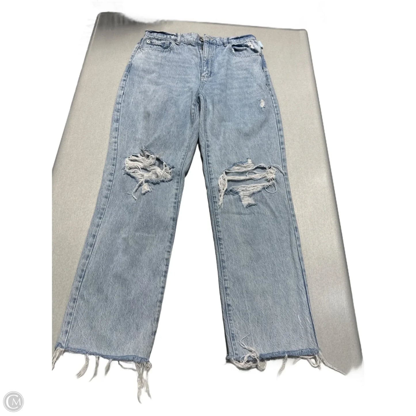 Jeans Straight By Garage In Blue Denim, Size: 8