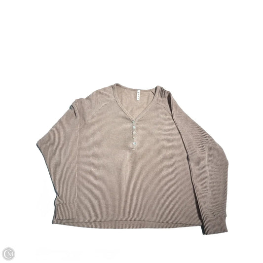 Top Long Sleeve By Mts In Pink, Size: M