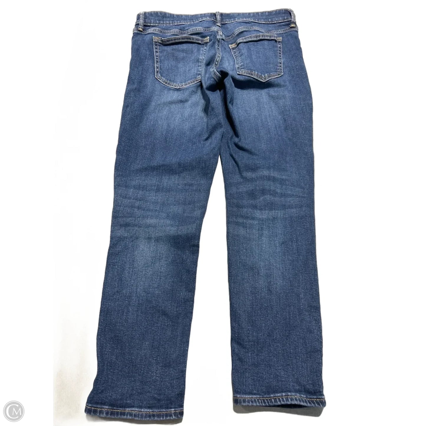Jeans Straight By Gap In Blue Denim, Size: 6