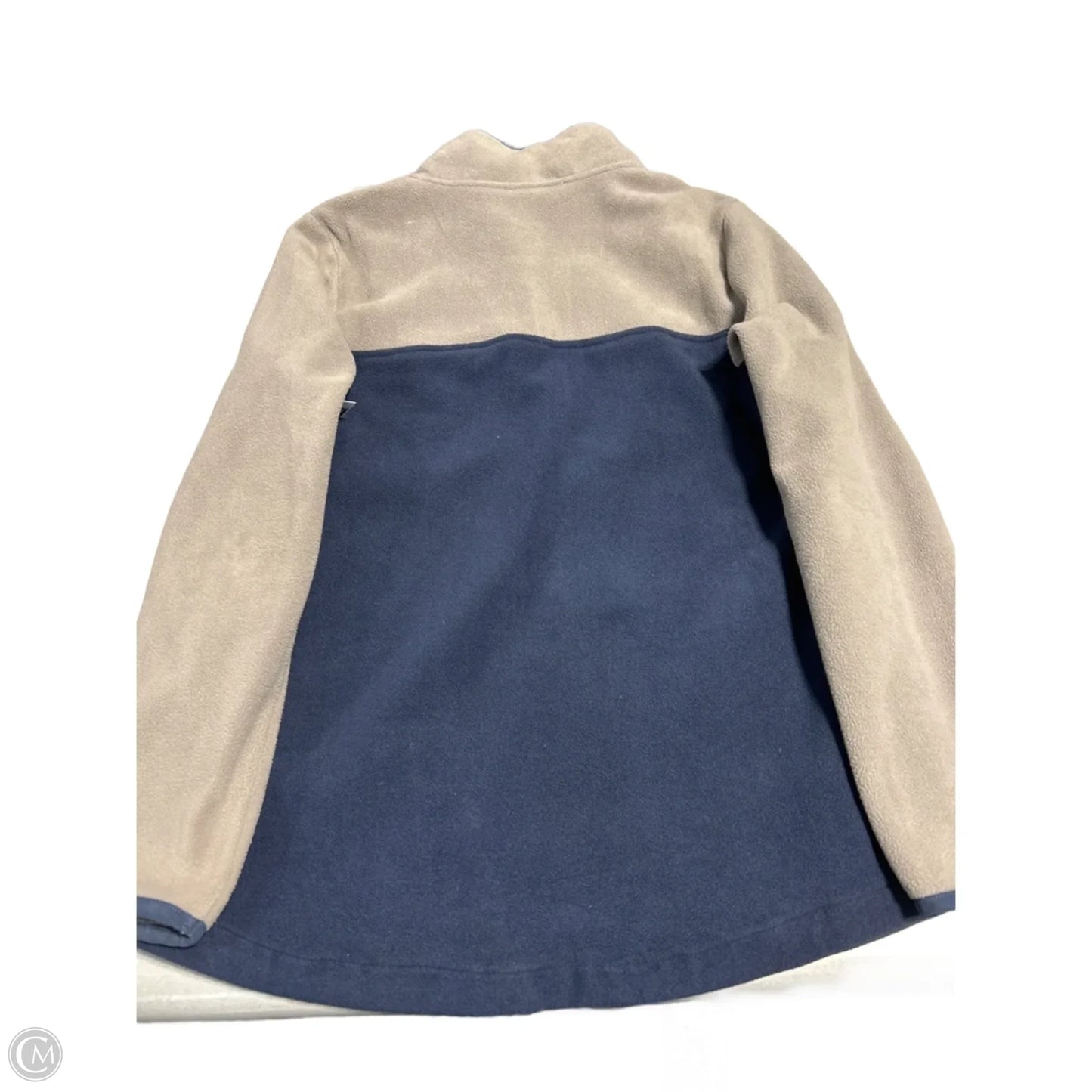 Sweatshirt Collar By Entro In Blue & Grey, Size: L