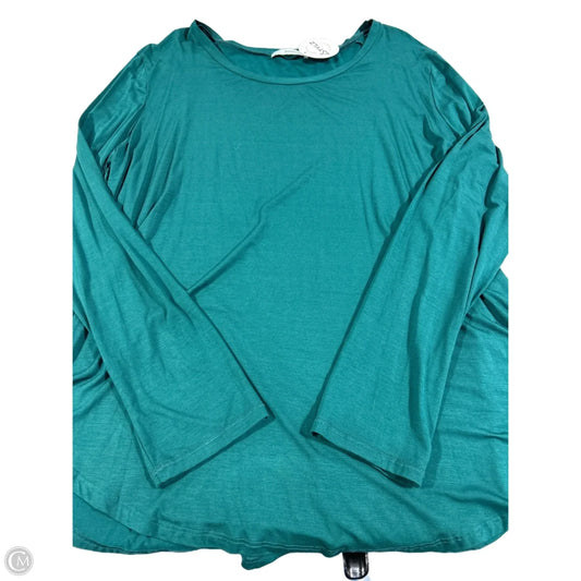 Top Long Sleeve By Emmas Closet In Green, Size: 3x