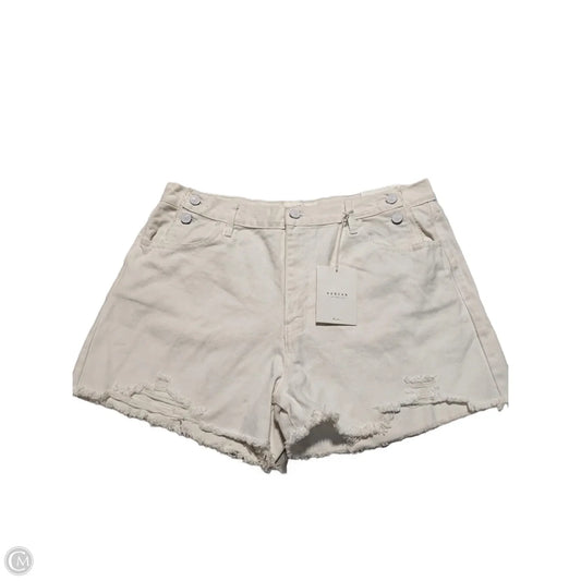 Shorts By Kancan In White Denim, Size: 14