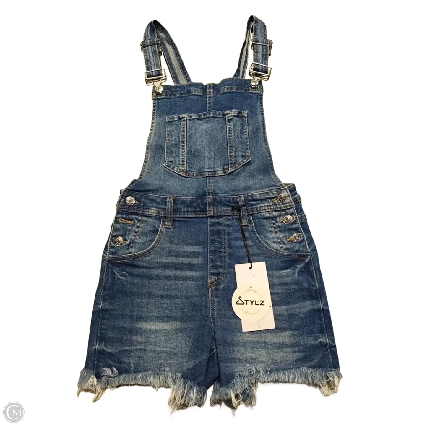 Shortalls By Black Label In Blue Denim, Size: S