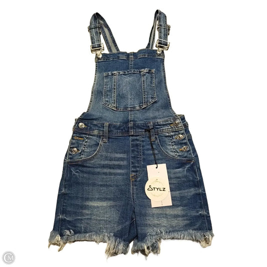 Shortalls By Black Label In Blue Denim, Size: S