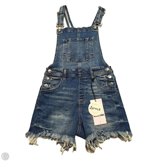 Shortalls By Black Label In Blue Denim, Size: S