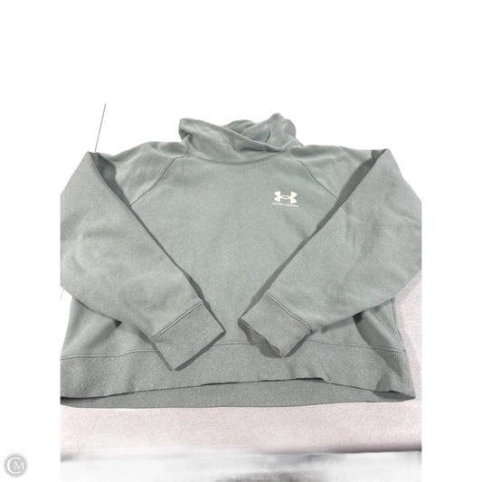 Sweatshirt Collar By Under Armour In Green, Size: M
