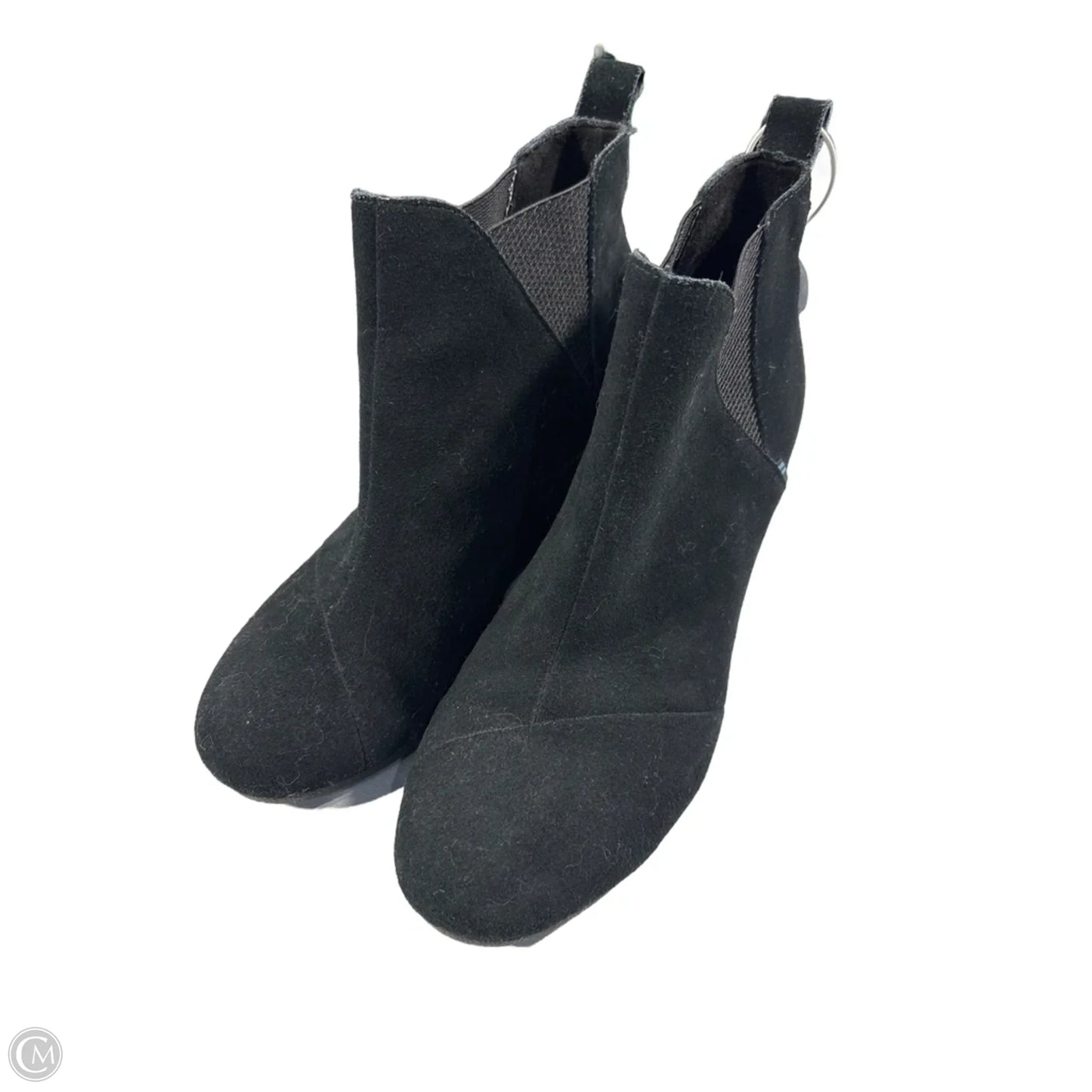 Boots Ankle Heels By Toms In Black, Size: 9.5