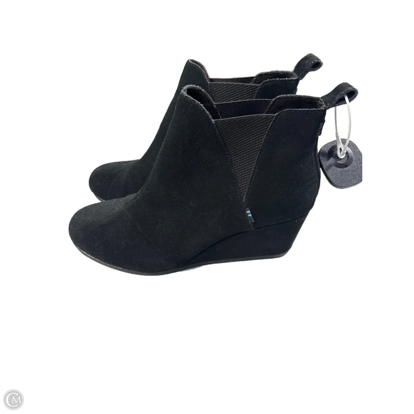 Boots Ankle Heels By Toms In Black, Size: 9.5