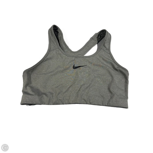 Athletic Bra By Nike In Grey, Size: Xl