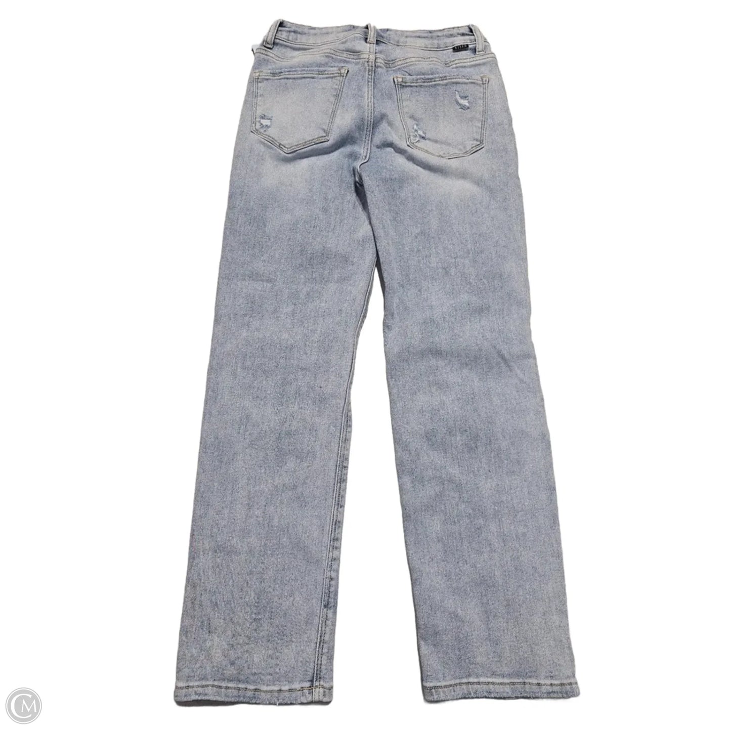 Jeans Straight By Risen In Blue Denim, Size: 8