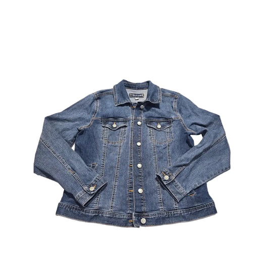 Jacket Denim By Maurices In Blue Denim, Size: L