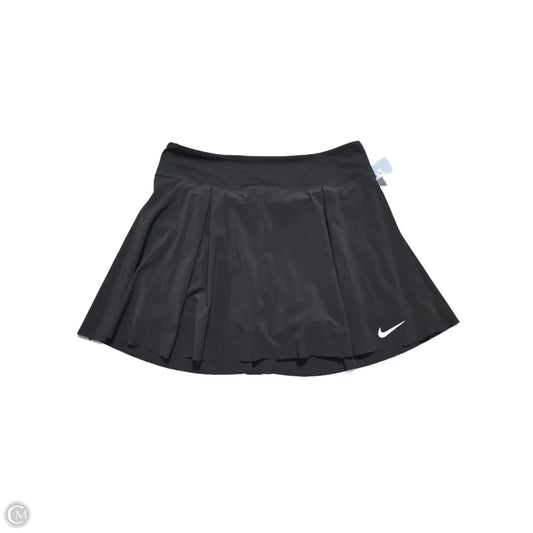 Athletic Skirt By Nike In Black, Size: L