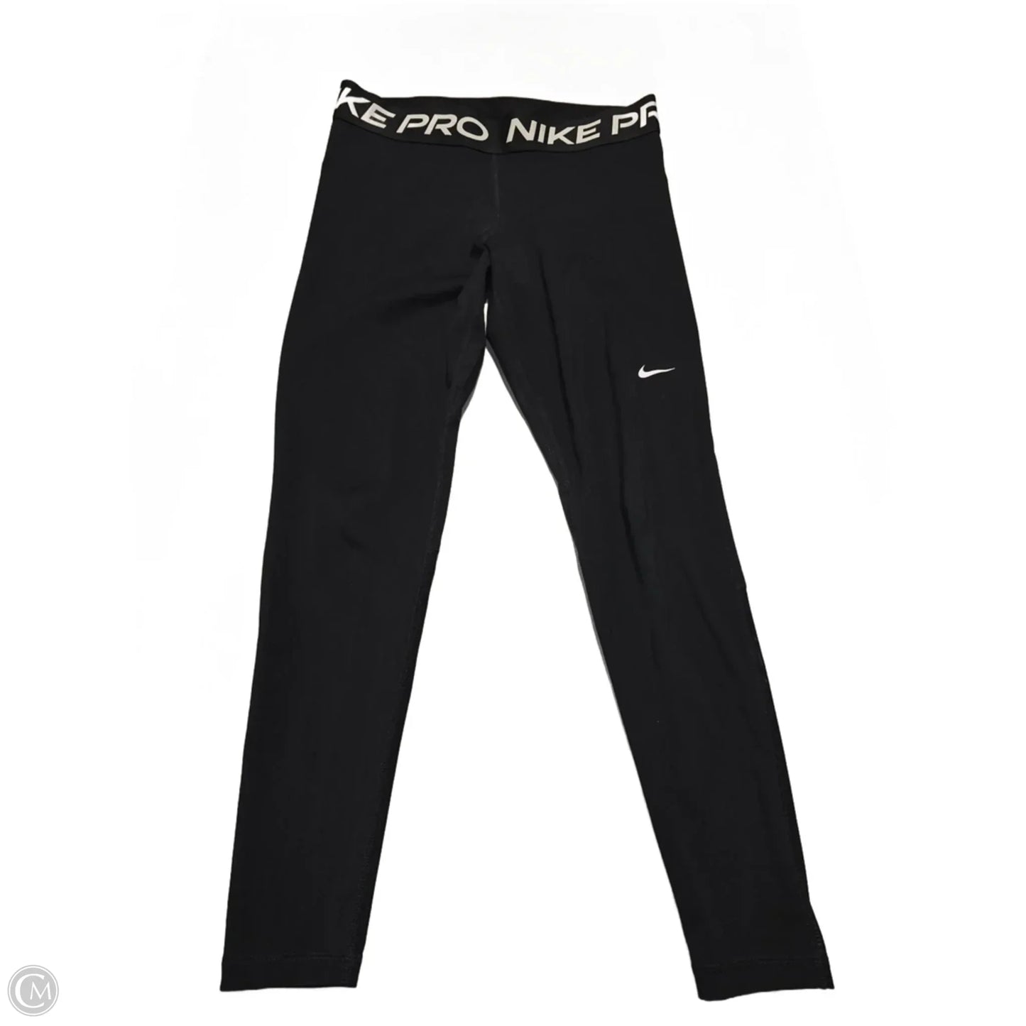 Athletic Leggings By Nike In Black, Size: L