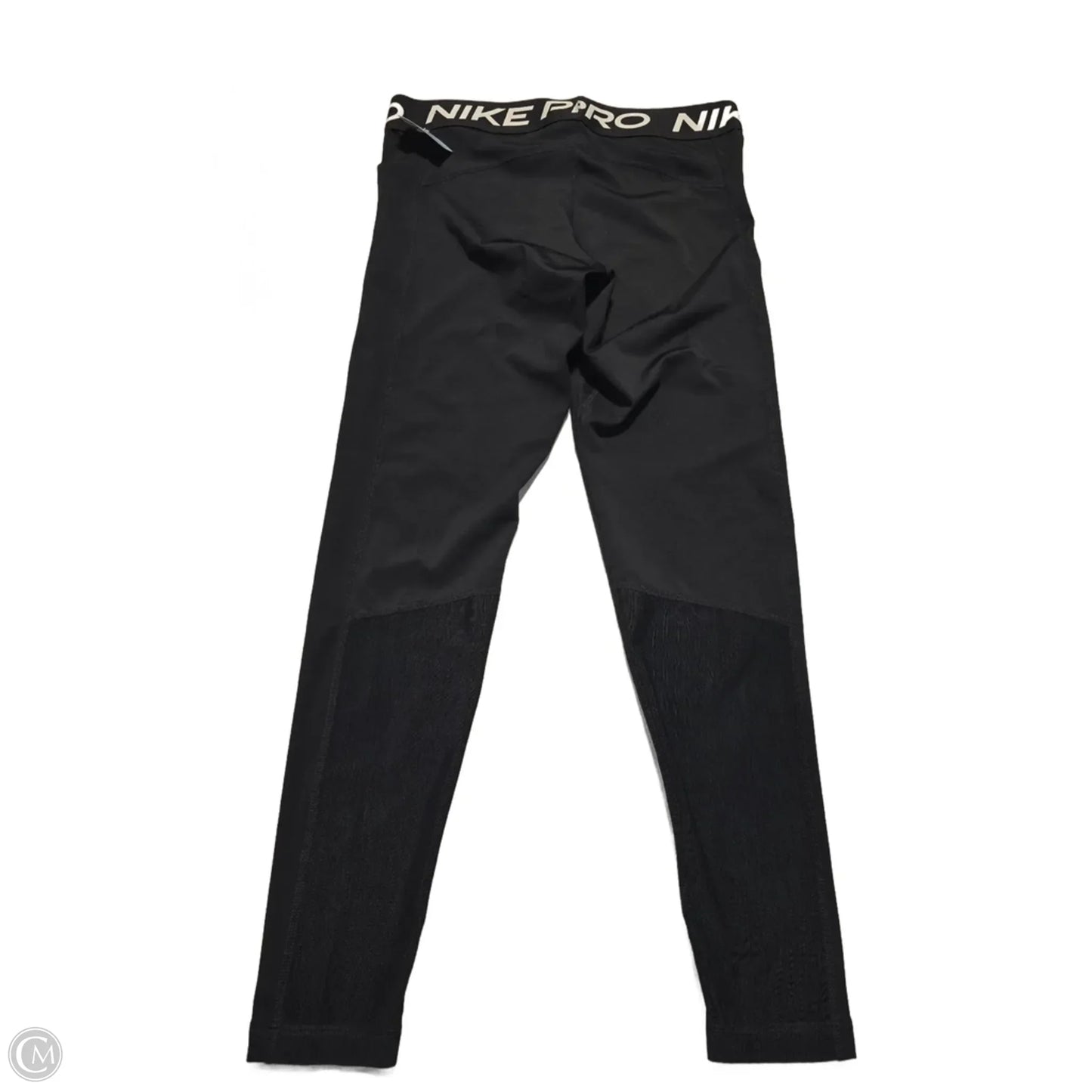 Athletic Leggings By Nike In Black, Size: L